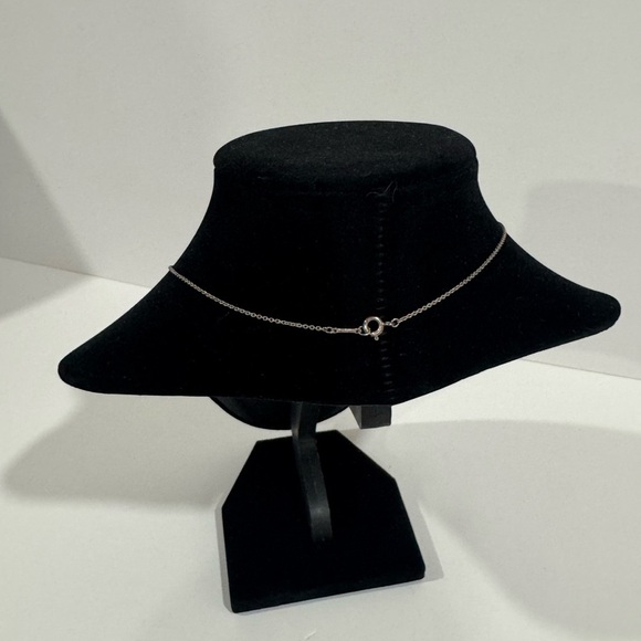 Tiffany & Co. 925 sterling Silver Open Heart Necklace - Picture 2 of 6